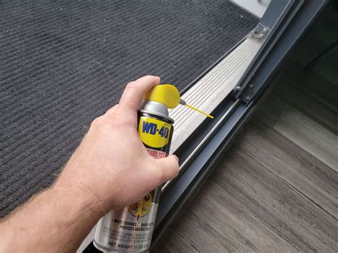 best lubricant for sliding door tracks.